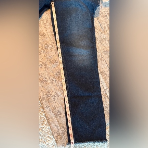 NEW w/o Tags Rag & Bone Wren High-Rise Slim Straight Jean Raw Hem Size 26 - Picture 16 of 16